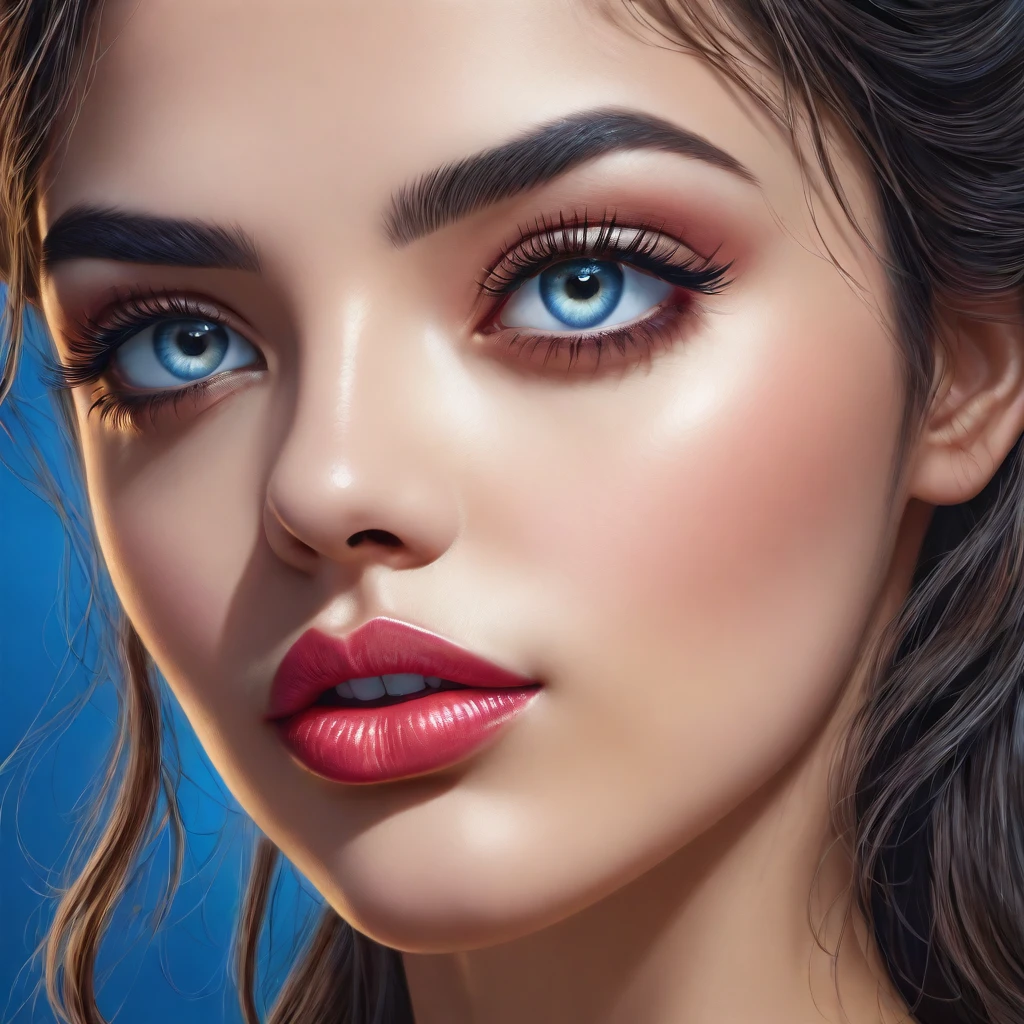 beautiful detailed eyes, beautiful detailed lips, extremely detailed eyes and face, long eyelashes, portrait, 1 man, 1 woman, Isael Domingues, Ricardo Piorino, liberal party, Pinamonhangaba São Paulo, blue background, (best quality,4k,8k,highres,masterpiece:1.2),ultra-detailed,(realistic,photorealistic,photo-realistic:1.37),HDR,UHD,studio lighting,ultra-fine painting,sharp focus,physically-based rendering,extreme detail description,professional,vivid colors,bokeh