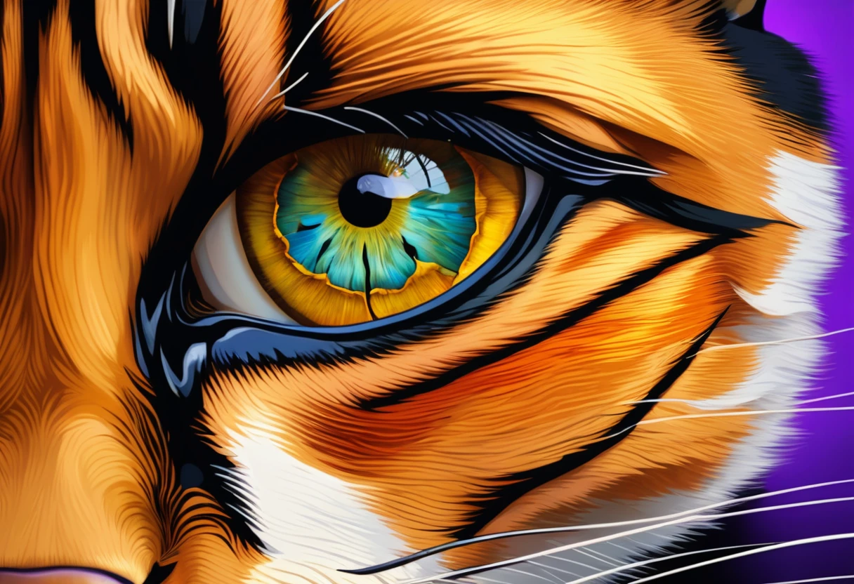 an image of an archer, within  an iris of a feline eye  high details, best quality, 16k, [ultra detailed], masterpiece, best quality, (extremely detailed), dynamic angle, full body shot, 