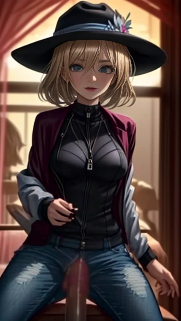 nsfw:1.5,((prostitute,vaginal,sex,vulgarity,orgasm_face,hat,jeans,jacket,soapland,prostitution)),((masterpiece:1.5,best_quality:1.5,ultra_detailed:1.5)),((blonde_hair,blue_eyes,pale_skin))
