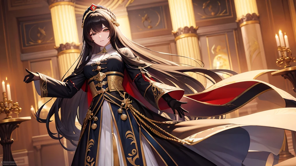 She has a beautiful countenance，Beautiful，Looks like a woman，but wearing men's clothes，Also dressed up as men，Unparalleled in abundance。This is a peerless powerhouse，Unparalleled in abundance。It is not a quasi-immortal emperor，It's just harnessing an imperial fire，The two come together，Just fight with the Feather Emperor to this poin enough to be proud of the past and the present。Just like in the past, it is unique。Defeat or victory，It's all memorable，There is a peerless temperament。