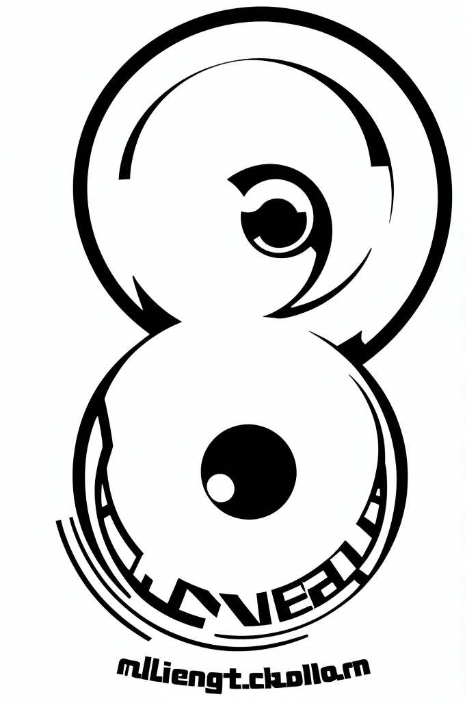 Round alien logo