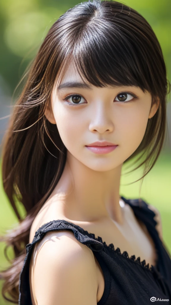 Highly detailed CG Unity 32k wallpaper, Realistic , photographrealistic , Raw photo , high-definition RAW color photography , professional photograpy , Best Quality , 超A high resolution , ultra-detailliert , official photo . Break sharp focus , detailed shadow , Soft lighting , Bokeh , bloom , Light from the front , Cinematic lighting , Light on Face , Beautiful lighting , Retro environment , Camera Flash , a polaroid photo , lo fi , Graded Tone , Film grain . adorable girl , kind , grateful , Seductive smile , Natural makeup , Beautiful eyes , Big eyes , Natural eyes . Thin eyebrows . Breaking small breasts . slim . Short stature . Beautiful skin . gleaming skin . Smooth skin . Natural Skin . Break POV . ((close up)) . (Beautiful face) .1a person、 Half body shot,extremely detailed cute girl,(20yr old)、