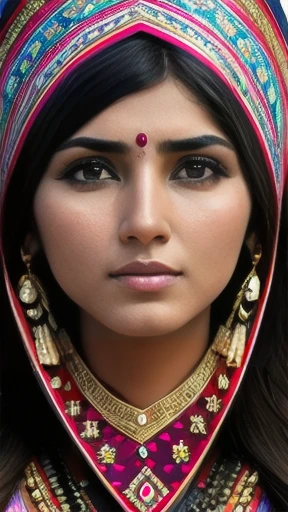 Young İahuda woman  focus on face