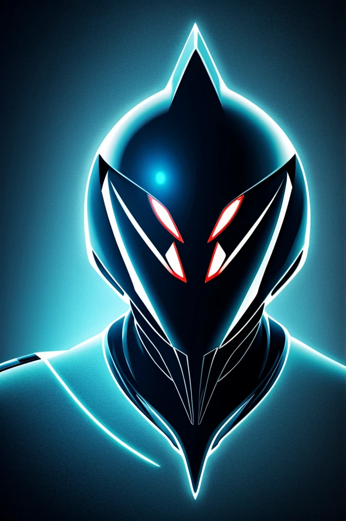 Futuristic logo of an alien