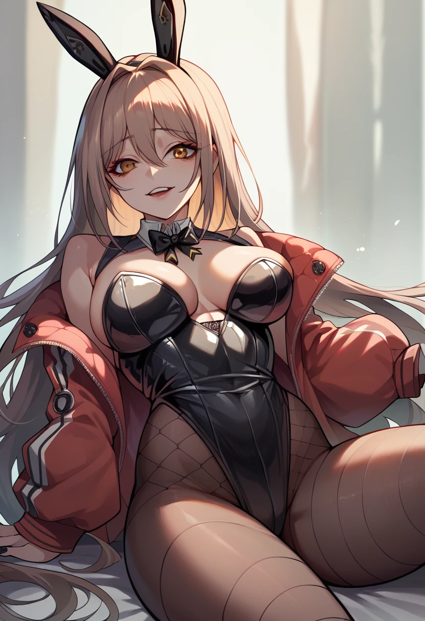 Noir (NIKKE) bunny black