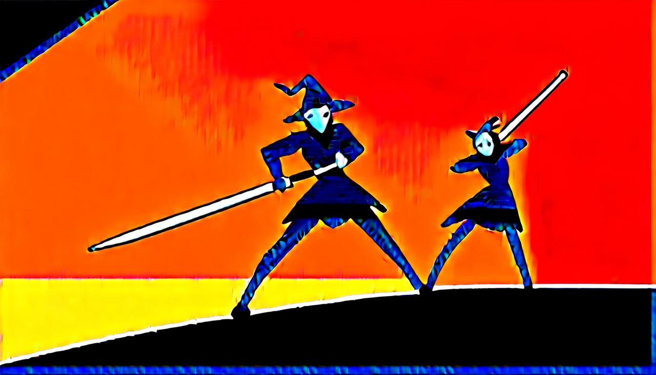 ((four characters)), (cat knight, black armor, holding a sword surrounded by flames), (monkey martial artist, striking a fighting pose with lightning fists), (bush dog samurai, black armor, holding a Japanese sword in each hand), (green parrot wizard, wizard's hat and robe, wand in each hand, with a purple magic circle coming out of the tip of his wand). ), in dungeon, twilight, 4K, 3dcg, sparks flying, high resolution, masterpiece, high quality, super detailed, ultra detailed, ultra realistic, fantasy world, dragon quest like world, medieval european world, drone with top angle, 3d fluffy, cute big round reflective eyes, Pixar rendering, Unreal Cinematic Smooth Engine, elaborate detail, Unreal