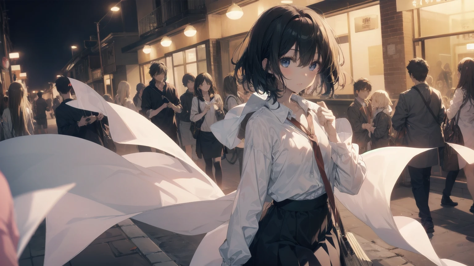Super high quality by Art God, Very detailed, High resolution, Anime Moe Art Style, Best Anime 8K Konachan Wallpaper, pixiv Contest Winner, Perfect ???????, break,(Please draw a girl walking sleepily to school... ),break, One Girl, (alone,change,,13 years old:1.3),Complete limbs, Full Finger,, The charm of androgyny, (Very short hair), Sleeping hair, Messy Hair, Flat Chest, Small Ass, Between the legs, Small eyes,Beautiful and elegant dark eyes, Well-proportioned iris and pupil, Disgusted Eyes,  High resolutionの詳細な髪, , skirt, School Area. break,Very detailed肌, Best lighting by famous artists, 8K, shape,