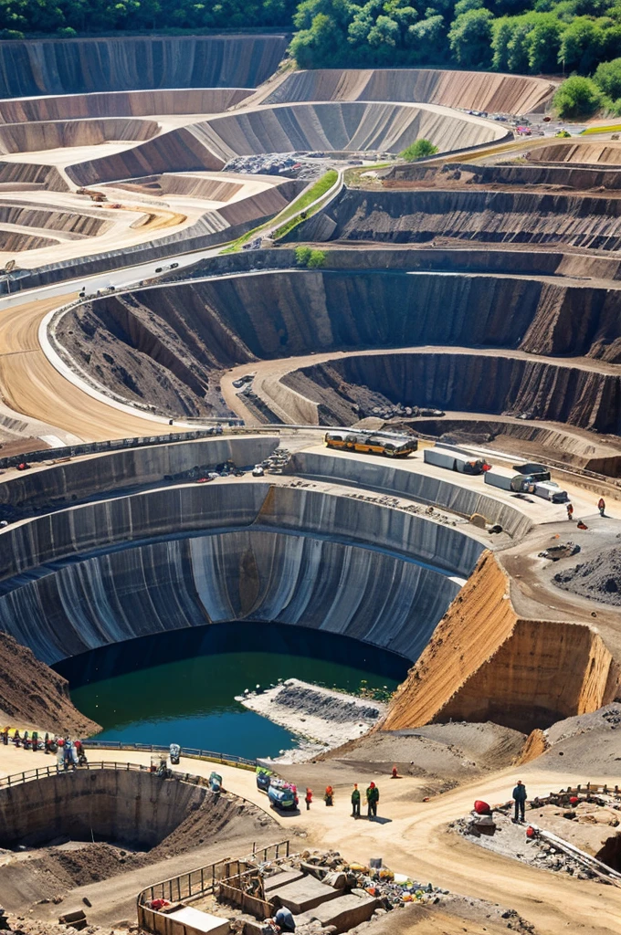 Quarry mining 
