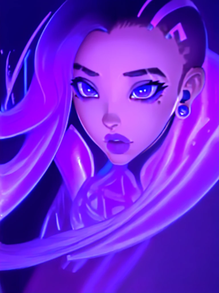 (1 girl, beautiful detailed eyes, beautiful detailed lips, extremely detailed eyes and face, long eyelashes:1.4), (work of art, maximum quality, best quality, official art, beautiful and aesthetic:1.2), sombra, sexy, whole body, pose sexy, nearly naked, cinematic lighting, dramatic lighting, moody lighting, dramatic shadows, chiaroscuro, dark and moody, dramatic contrast, glowing skin, flawless skin, glowing highlights, volumetric lighting, photorealistic, hyper-realistic, detailed background, highly detailed, intricate details, fine details, sharp focus, vivid colors, vibrant colors, cinematic color palette, warm color palette