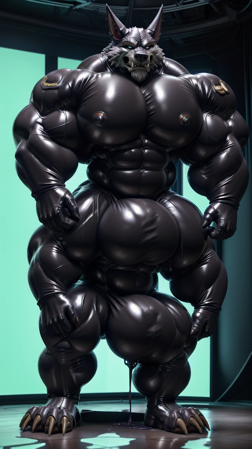 Completely nakedで筋肉質の黒い熊を元にした男性獣人キャラクター。
Big muscles。thick limbs。
A black bear beastman stands facing forward。
A friendly smile。
Anatomically accurate penis。
Anatomically accurate testicles。
The black bear beastman's enormous penis is erect。
The black bear beastman's huge testicles are hanging。
Illustration style character。Completely naked。Erect penis。Black body hair。
Highest quality。8k。16K。Highest quality。