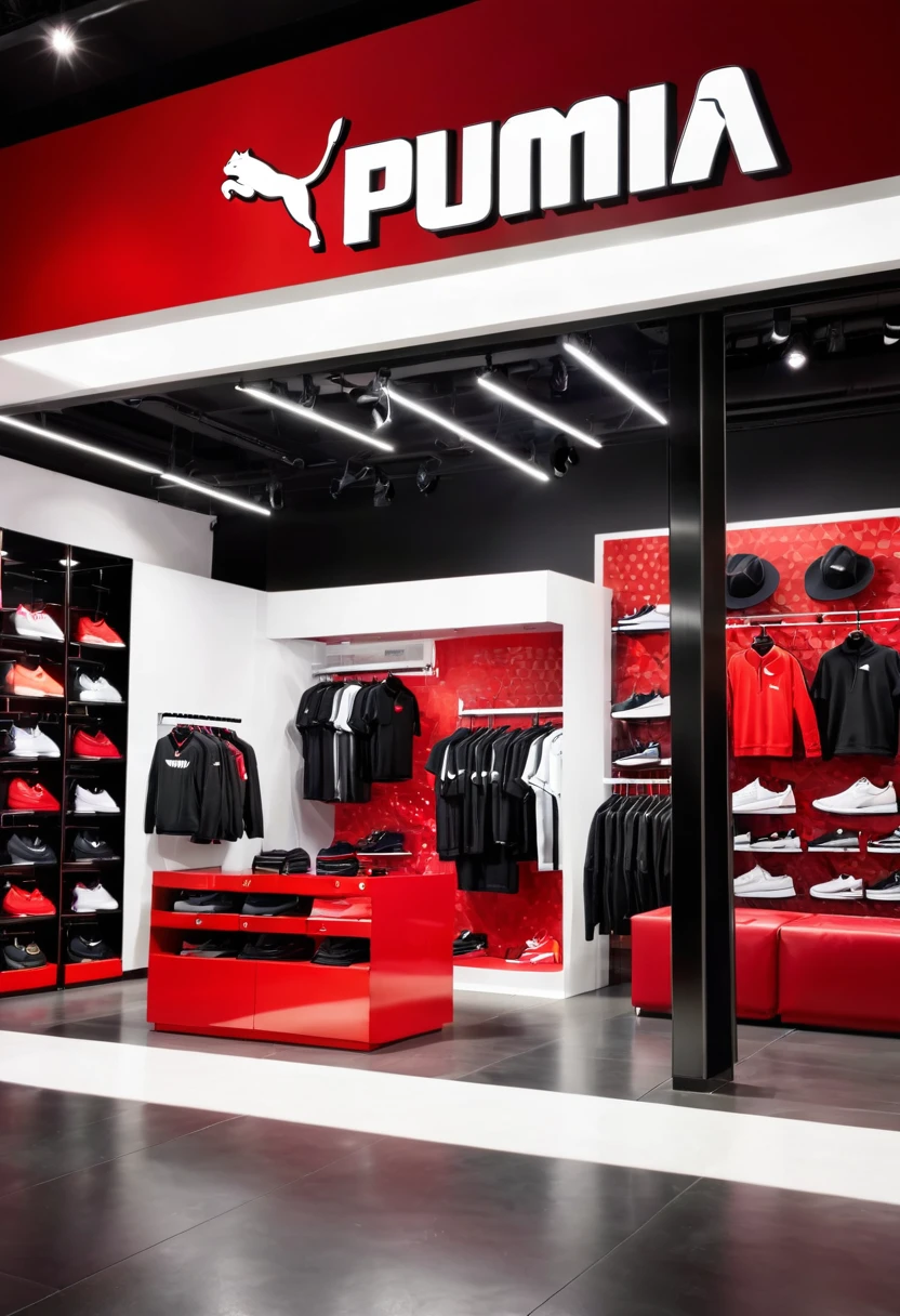 creates a sales store with the puma brand 