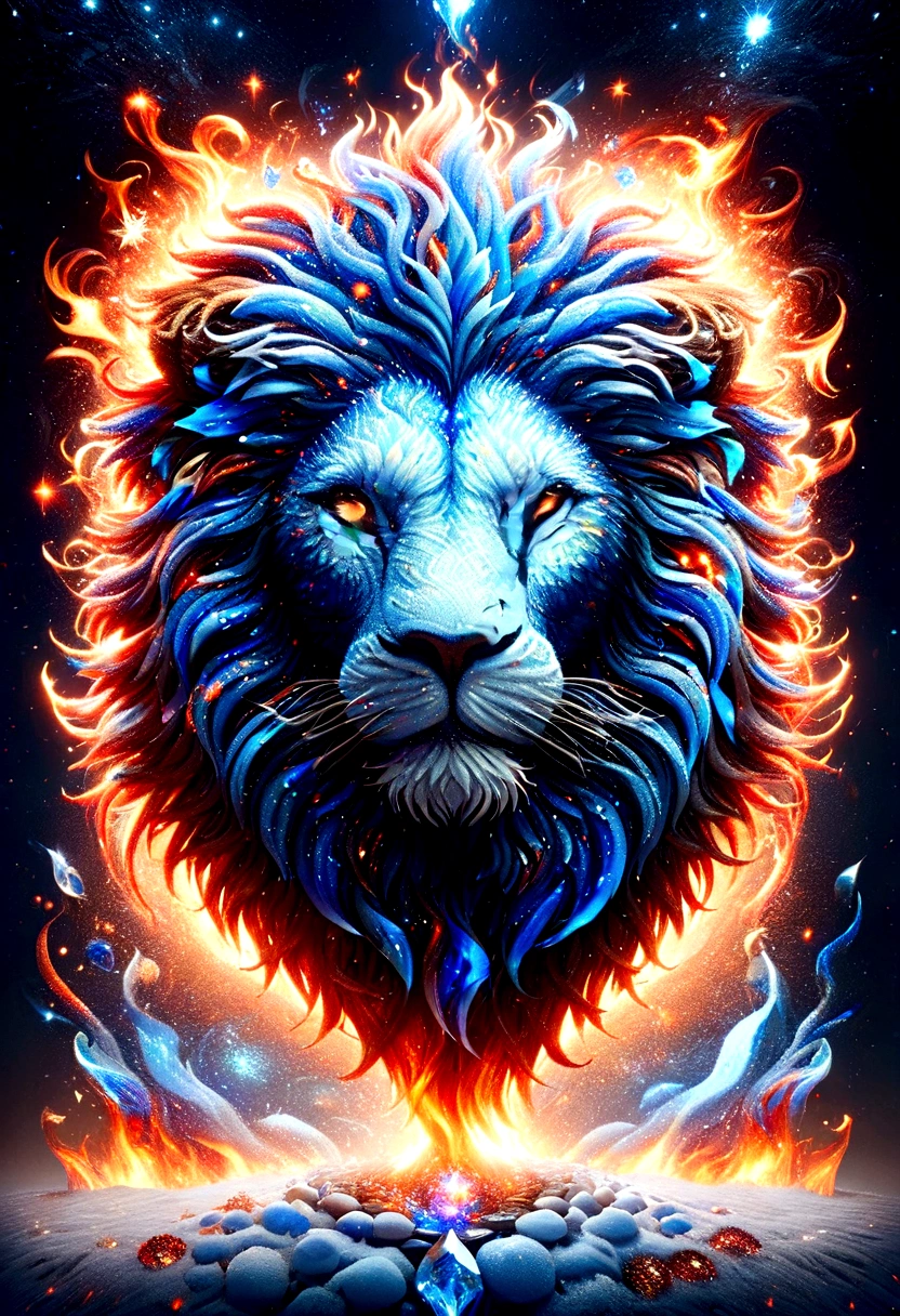 faize, lion, fire and ice 