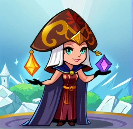 mage, fantasy, game character, cartoon, women