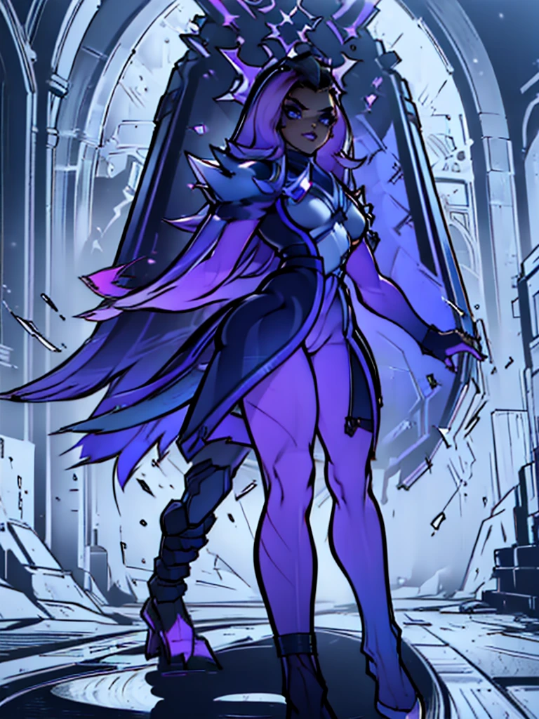 (work of art, maximum quality, best qualityer, offcial art, beautiful and aesthetic:1.2), (1 girl:1.4), extremely detaild, sombra, sexly, whole body, pose sexly, nearly naked
