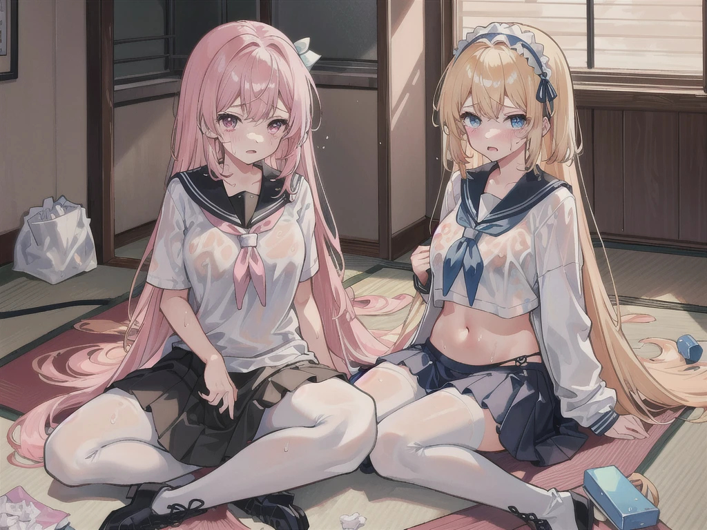 1 girl ,(holding small cat),character focus,(close to viewer), ((panty shot)),skirt lift,school uniform ,laugh ,high resolution,(incredibly absurdres), (hires.fix:1.3),anime visual,extremely detailed CG unity 8k wallpaper, ((masterpiece)), ((top-quality)), (beautiful illustration), ((an extremely delicate and beautiful))