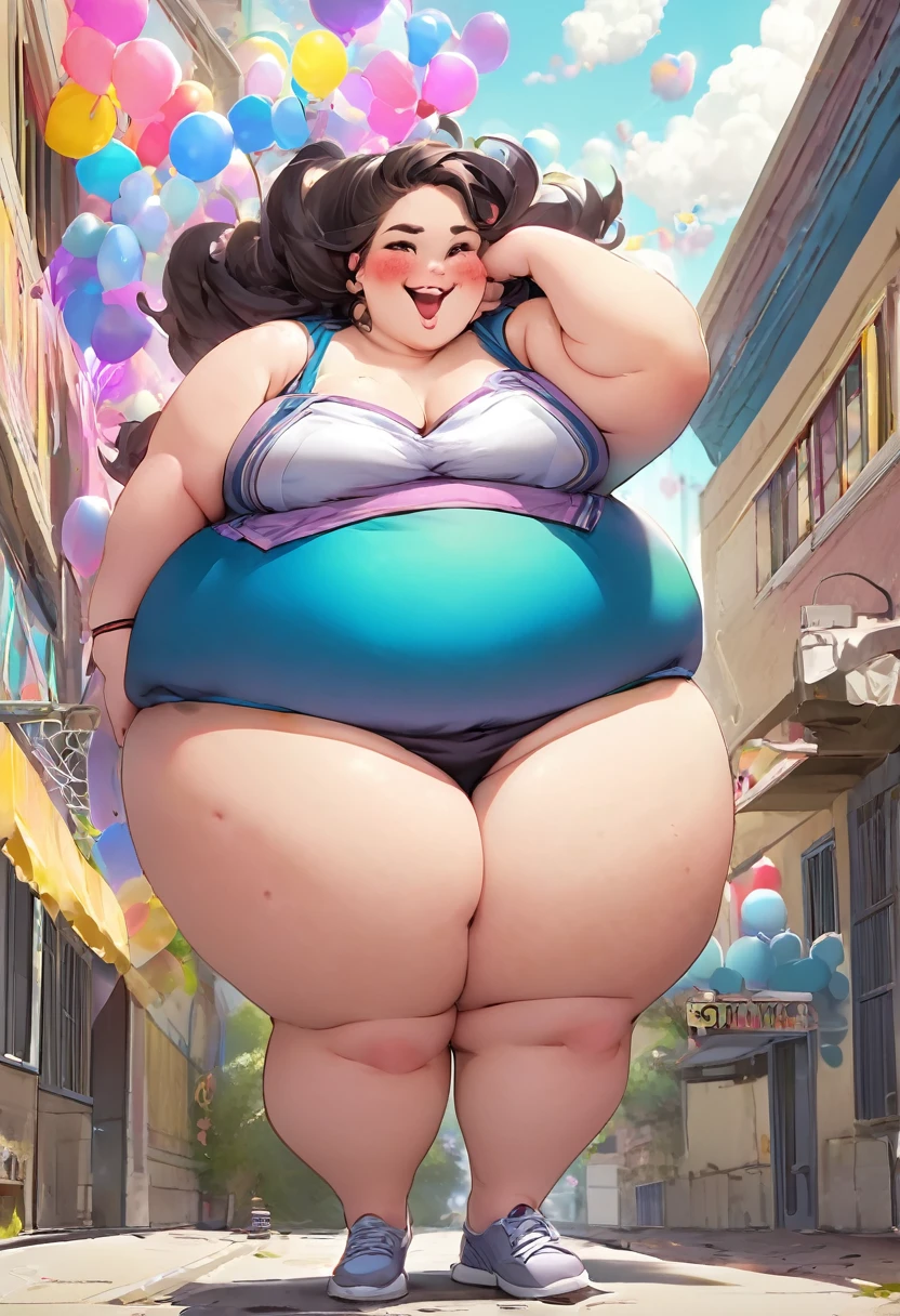 Super sized fatfat huge huge belly Fat obese sssbbw gluttony high school girl