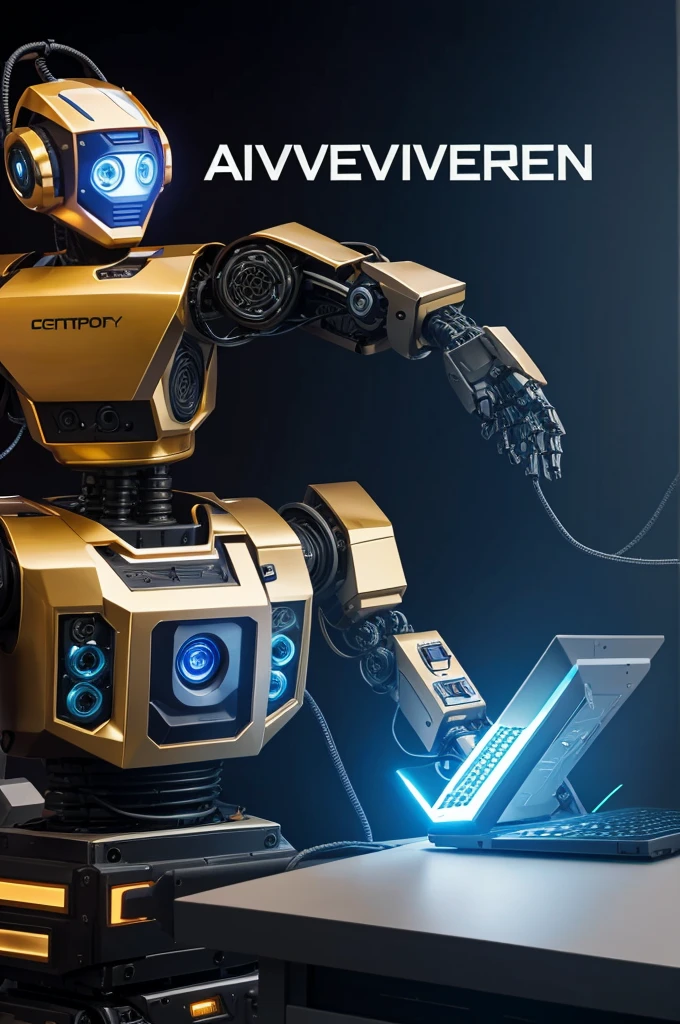 A robot-type computer that says achievement day CETPRO villaregia 