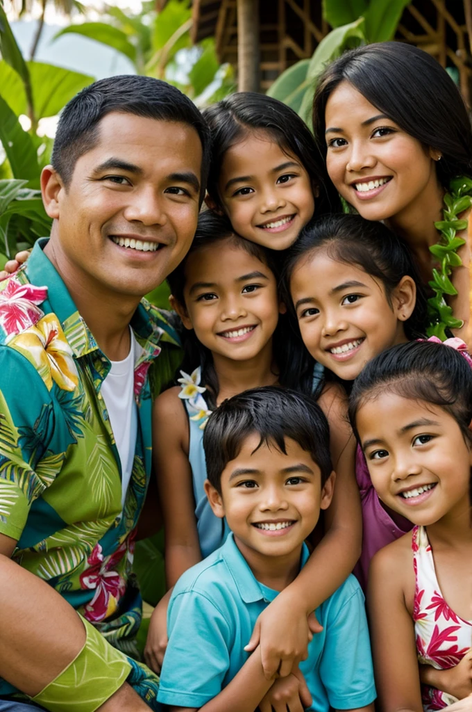 A Hawaiian family