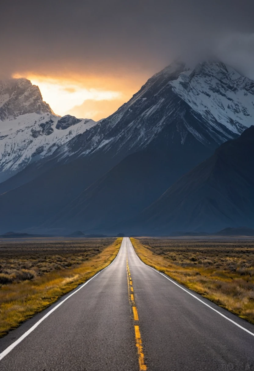 a long paved road
