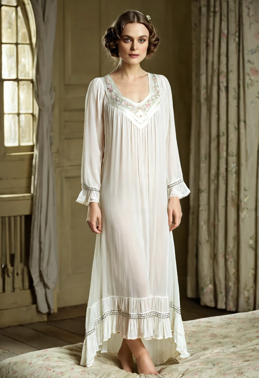 keria knightley 1910s nightdress