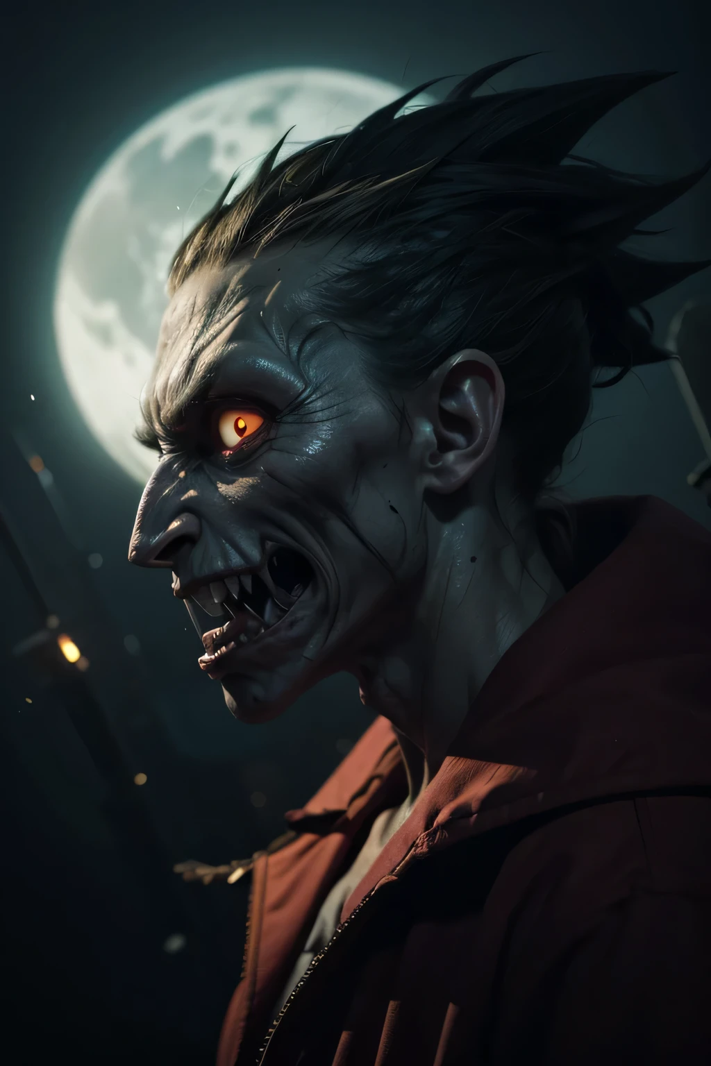Cartoon style scary monster 