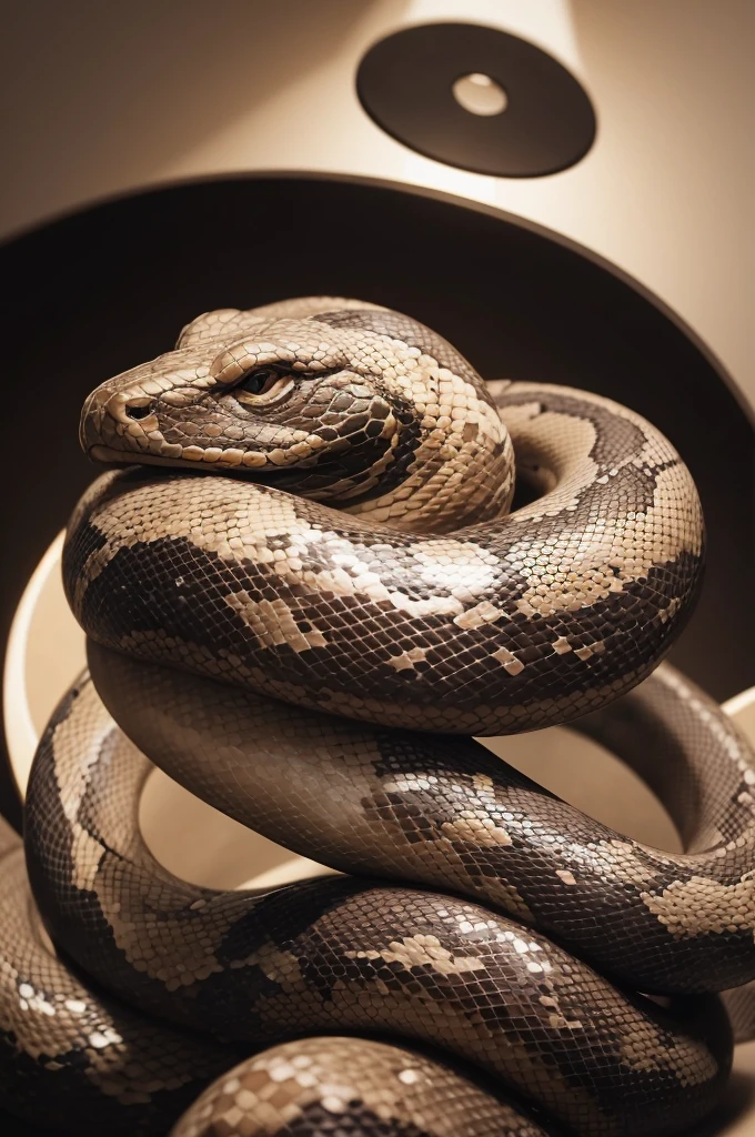 Create a profile photo about an organized fan base that calls the snake smoked