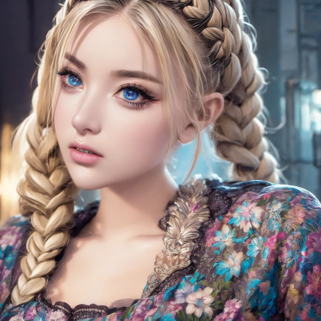 anna, frozen, at the castle, pubic hair, blond hair, braided hair