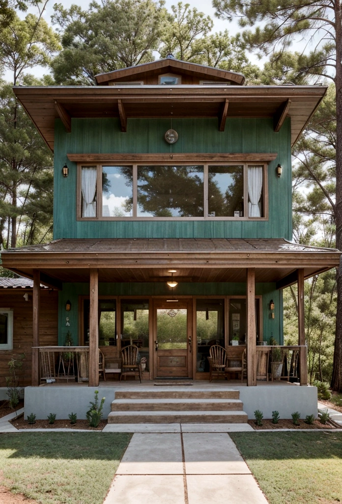Introducing the Isham residence, a charming hilltop concept retreat with a rustic-meets-midcentury vibe! 🏡✨ Exploring the perfect blend of old-world/Retro charm and modern comfort.