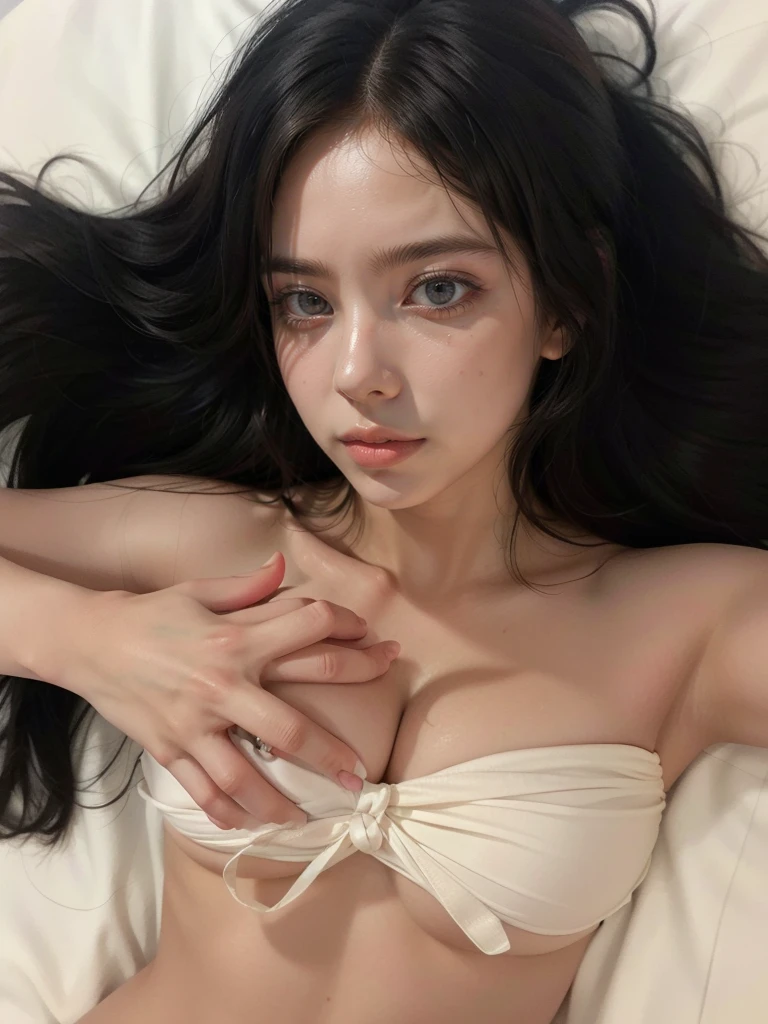 1girl, beautiful detailed girl, extremely detailed face, beautiful detailed eyes, beautiful detailed lips, longeyelashes, elegant, alluring, seductive, photorealistic, hyperrealistic, ultra detailed, cinematic lighting, dramatic colors, high resolution, masterpiece, (best quality,4k,8k,highres,masterplane:1.2),ultra-detailed,(realistic,photorealistic,photo-realistic:1.37),sharp eyes,close-up portrait,open mouth sensually,correct deformed fingers