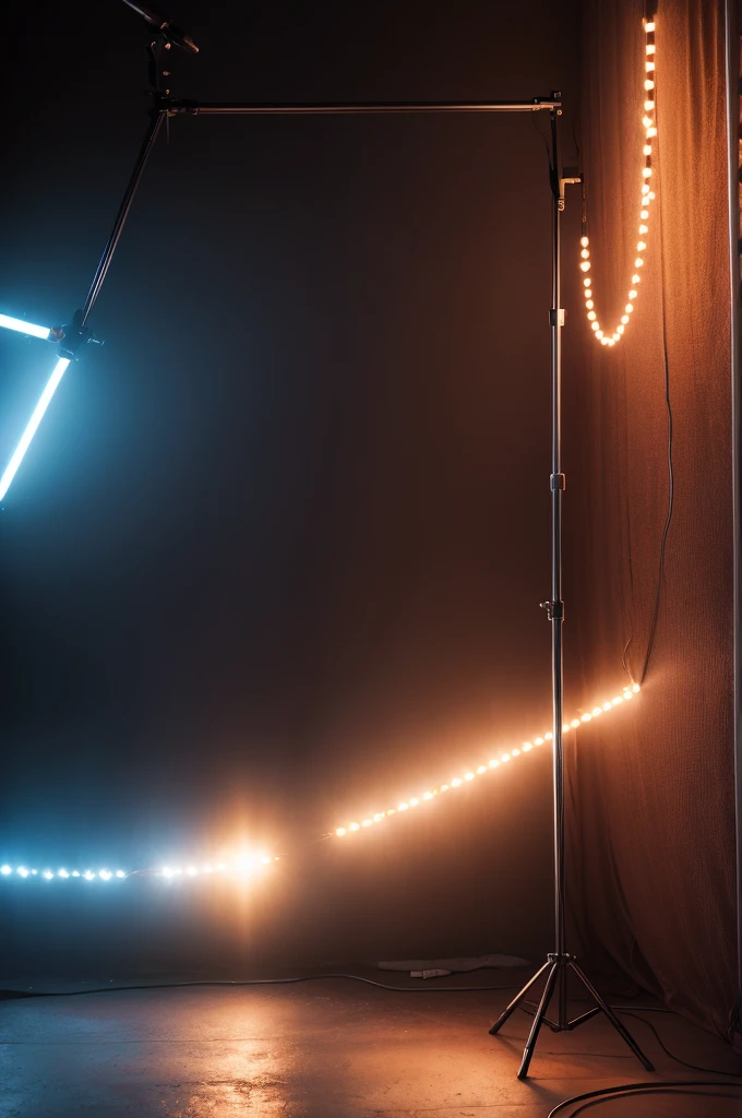 Create a hot backdrop, lights