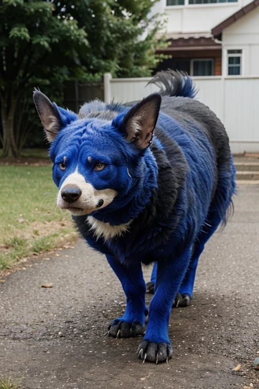 A strange hybrid creature