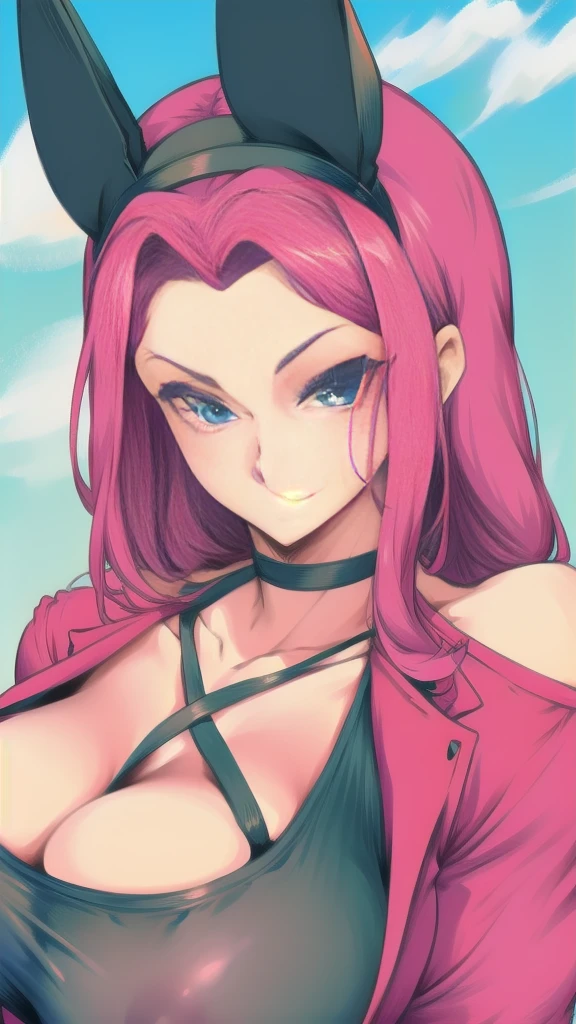 Close-up of the faces of two girls，style of anime