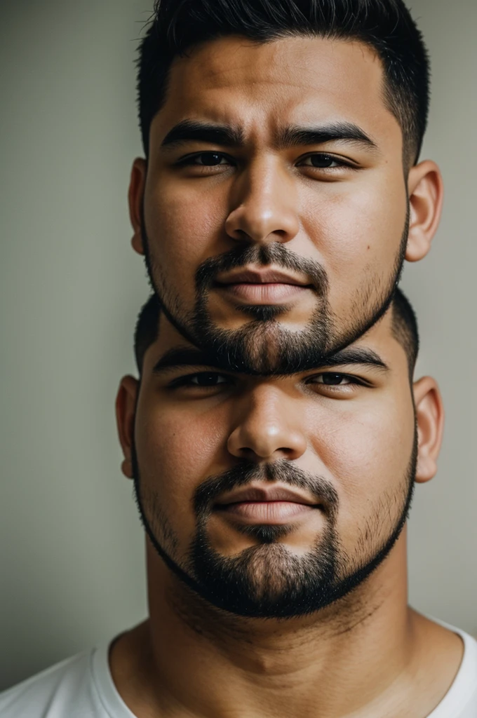 A man with chubby face