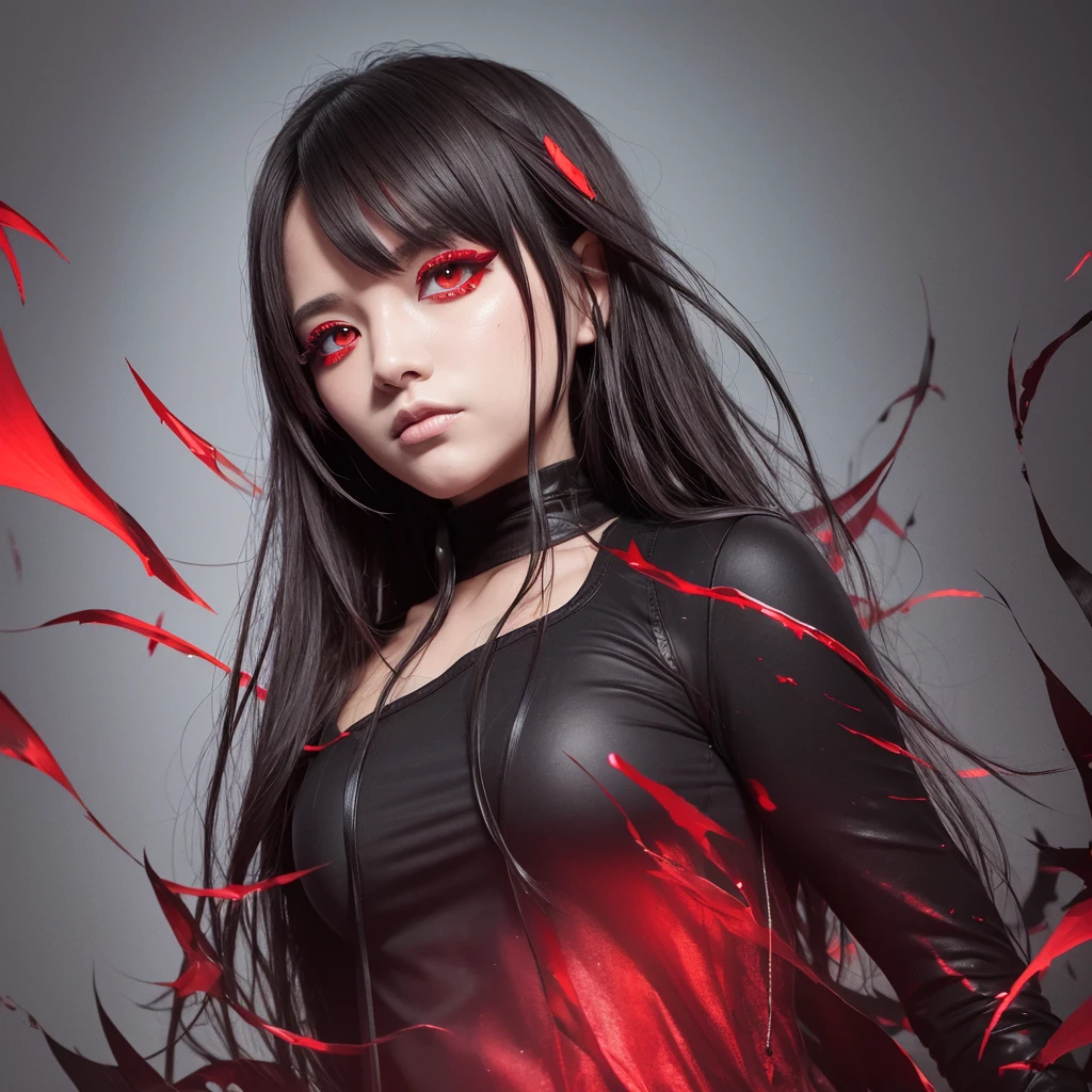 Red eyes and dark