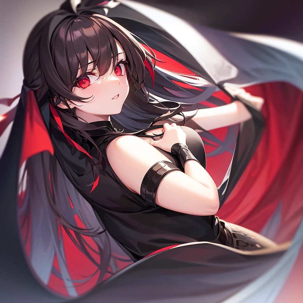 Red eyes and dark