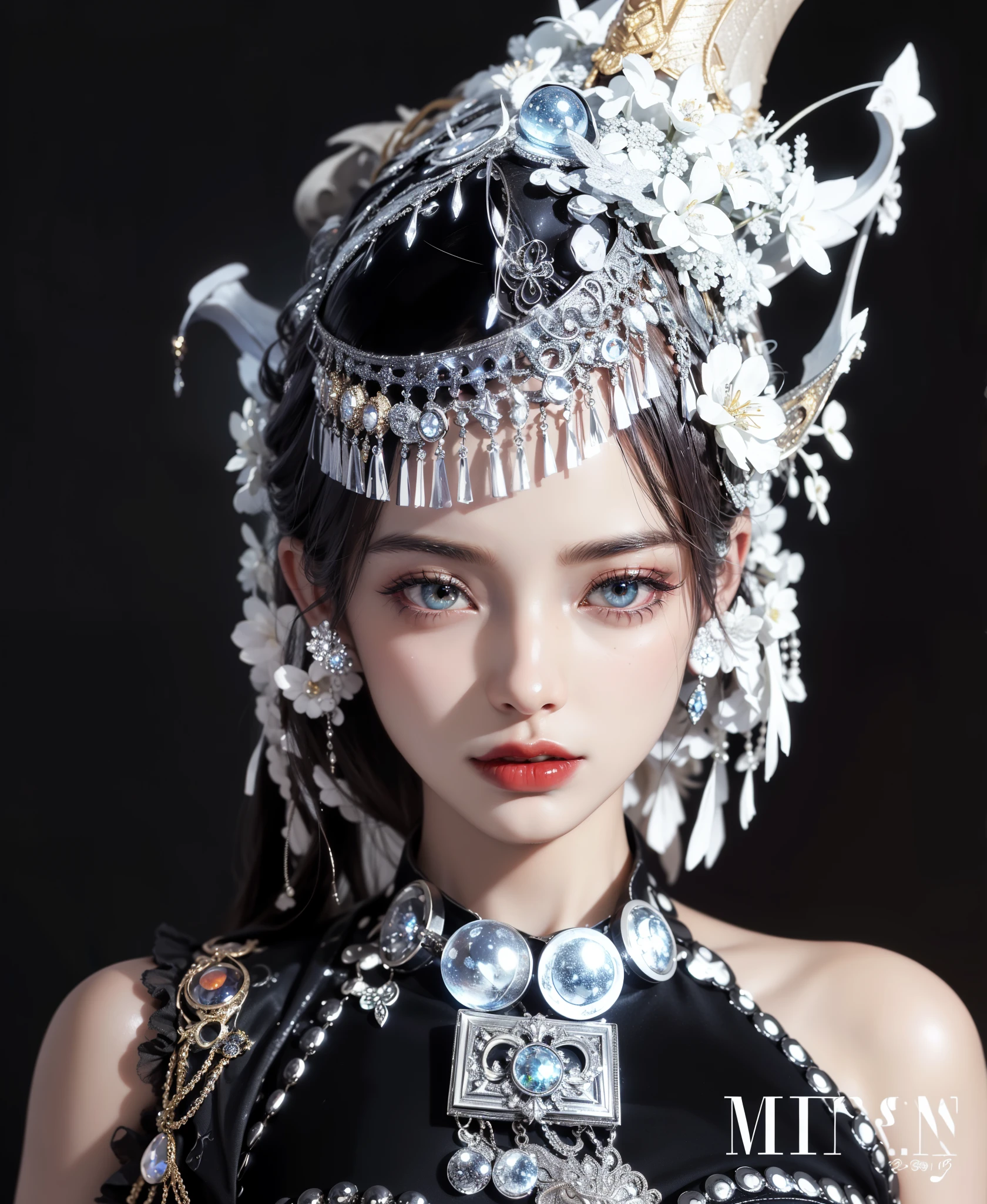 Detailed image quality,Witch Pandora,wing, Succubus Theme,堕落Angel,Excellent,scary,Secret Terror,Tentacles,With eyes,Uncanny Valley Effect,Beast Blood Moon,skeleton,vampire,Hellfire,Dark Queen,Angel,magician magic witch,16岁Angel,Eyes are blue(Pupils as deep as the starry sky),Gorgeous tattoo designs all over the body,Surreal photos(8K picture quality,Rich in details),Dark eyeshadow,Sexy thick lips(Red lipstick),Tattoo designs on body,Dark Queen,Wear luxurious gold jewelry,Silver Crystal Armor