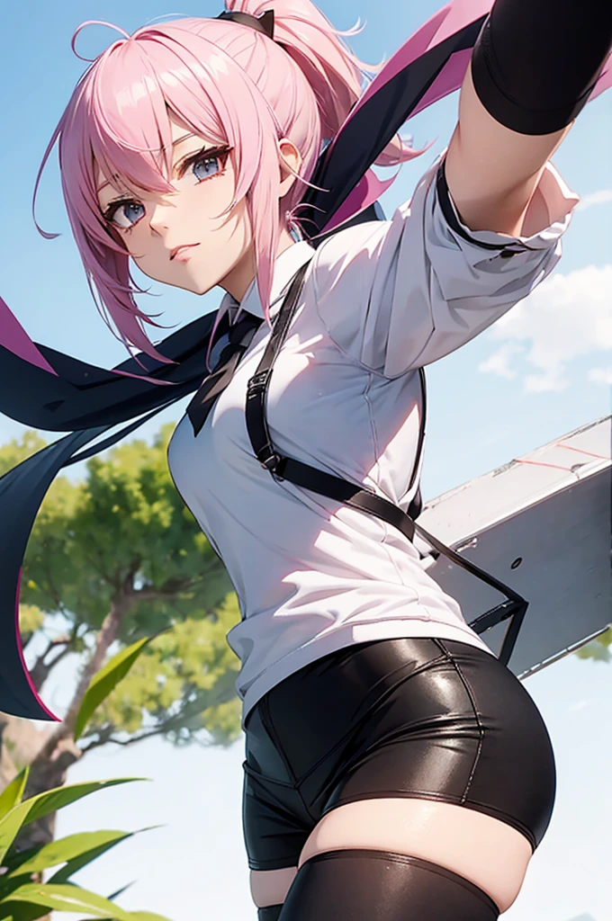 The new character, called Kobayashi Slayer, combines Kobayashi's calm and sensible personality from "Kobayashi-san Chi no Maid Dragon" with the imposing armor of the Goblin Slayer. Kobayashi Slayer is a woman with short brown hair, with glasses protruding from the visor of the steel helmet. Wear heavy gray armor with red details, Designed for maximum protection and combat efficiency. Armed with a sword and a shield, maintains his analytical and calm nature, but now he fights tirelessly against goblins and other threats.