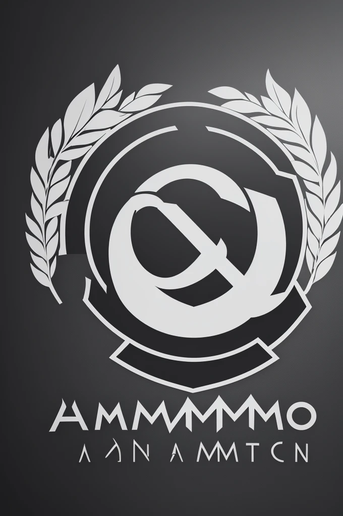 Create a brand logo with the word Ammon . Soon to be for the weight training gym