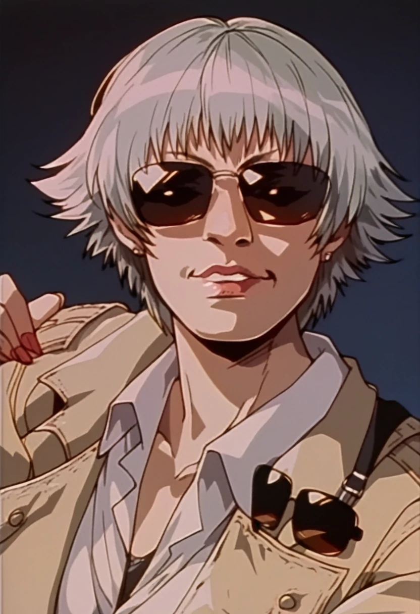 lady from devil may cry, sunglasses, milf