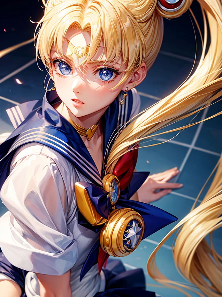 hair blond,eyes blue,sailor moon
