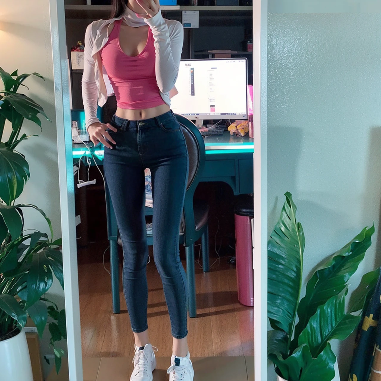 1girl,sexy pose,best quality,masterpiece,illustration,an extremely delicate and beautiful,CG,unity,8k wallpaper,Amazing,finely detail,masterpiece,official art,extremely detailed CG unity 8k wallpaper,incredibly absurdres,huge filesize,ultra-detailed,highres,extremely detailed,beautiful detailed girl,realistic,full frontal,outdoors,turtleneck shirt,skirt,light contrast,