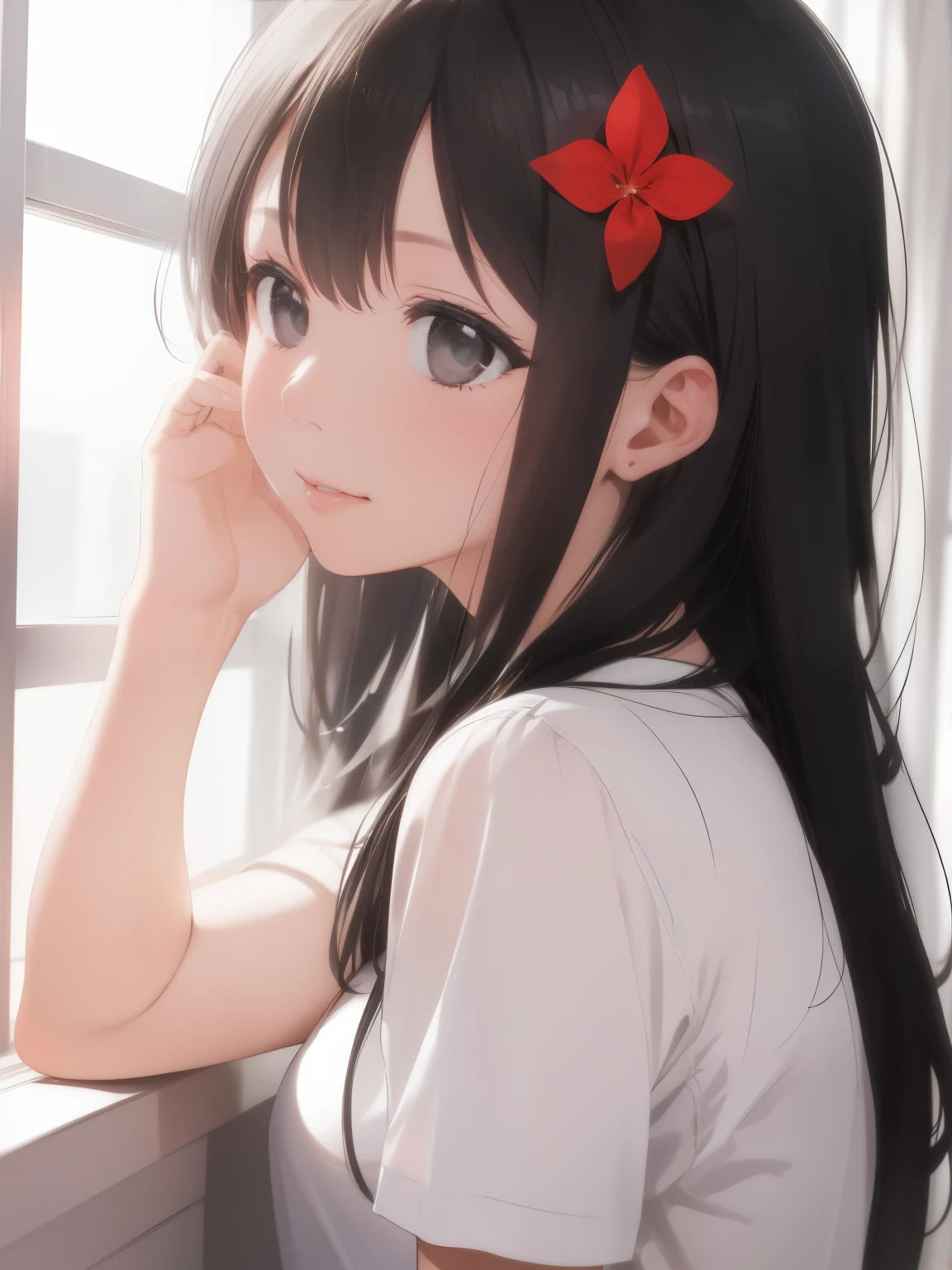 (RAW Photos:1.2), (that&#39;Photorealistic), Beautiful detailed girl, Very detailed eyes and face, Beautiful attention to detail, Large file size, High resolution, Very detailed, Highest quality, [Pieces fly:1.6], figure, Very detailed, The finer details, Highest quality, 8K デンデ wallpaper, Cinema Lighting,15-year-old girl, take one off&#39;s kimono, Japanese-style room, On the tatami, Undo the obi, White braが見えている, No top, Trying to take off&#39;s kimono, Changing clothes, Changing clothes, White bra, New Year&#39;s Hair Ornaments, Short Bob Hair, Looking down, Bra straps out of place, I can see your underwear,  The kimono is open, I see white cotton pants, The body is slim, Young Face, Small breasts, 正月の飾りつけをしたJapanese-style room