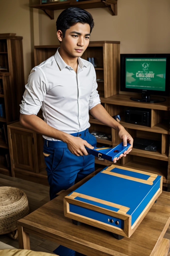 Palaying console boy