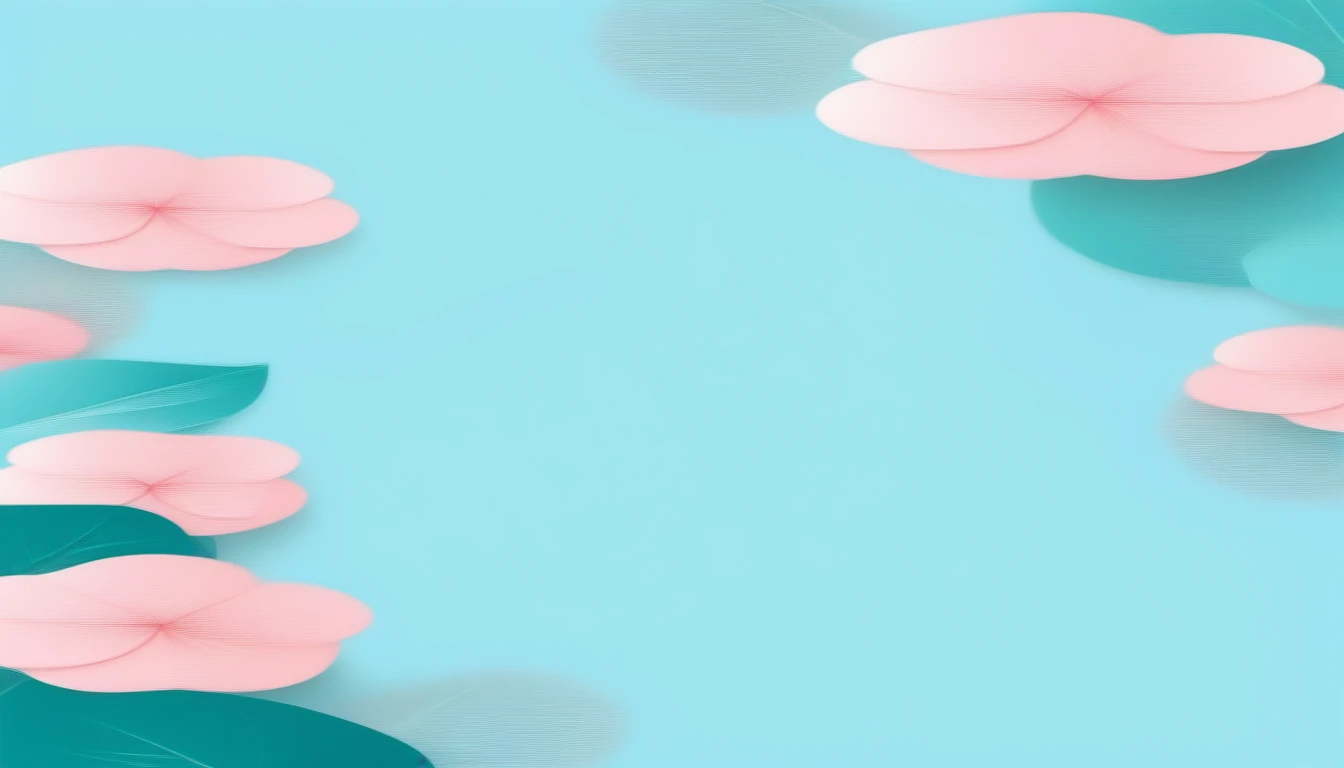 Design a captivating background or wallpaper suitable for commercial use. The background should feature a visually appealing and versatile pattern that can be used in various marketing materials, such as website headers, social media posts, or print advertisements. Consider using vibrant colors and engaging elements that make the design eye-catching and memorable, Cool and Calming: Soft pastel shades like light blue,