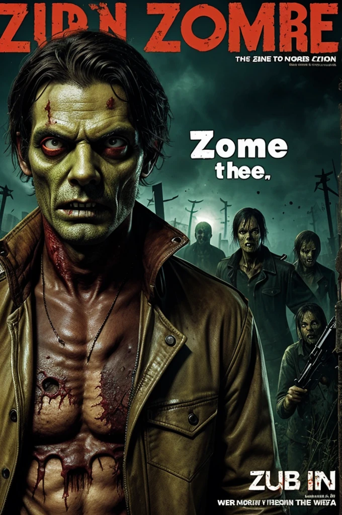 A cover referring to a world full of zombies where the name appears “Zombie Coty”