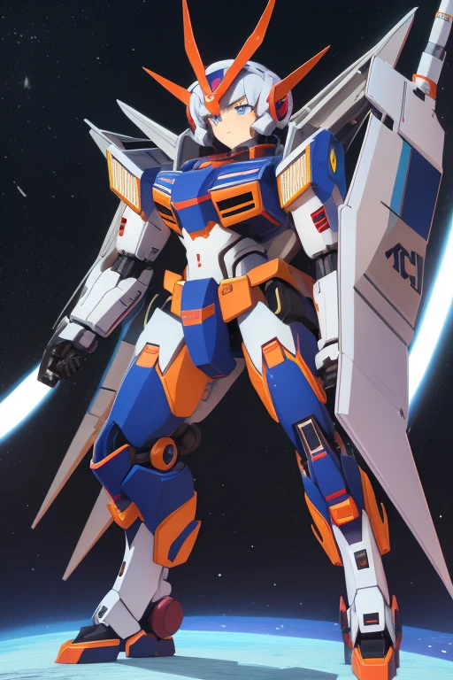 Mecha Girl Mechaを装着している MechaはガンダムF91