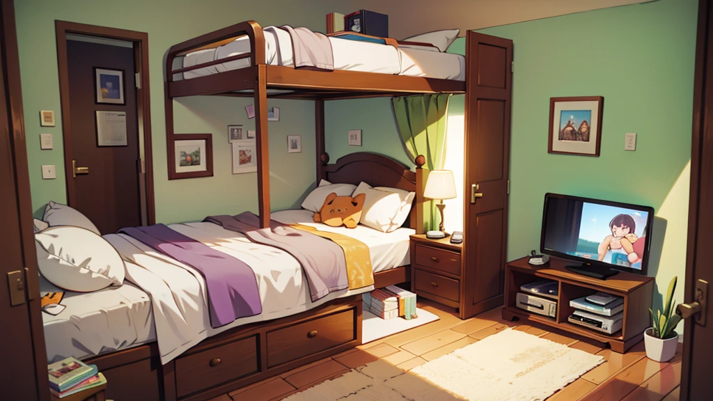 bedroom, ensolarado