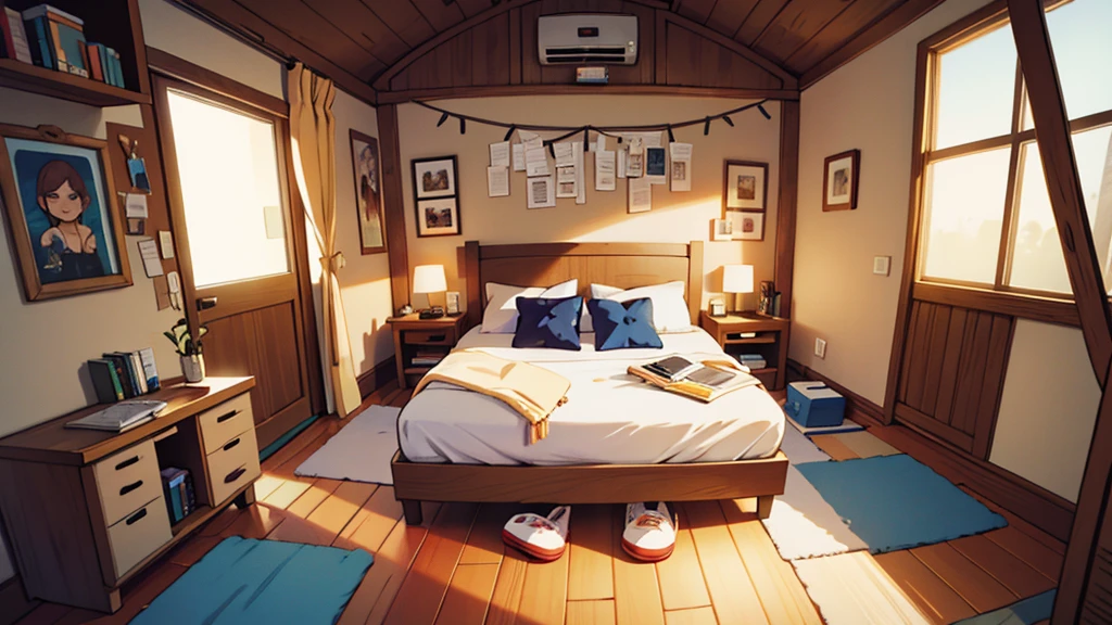 bedroom, ensolarado