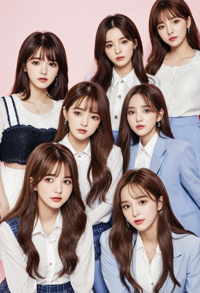 8 beautiful girls groups debut photo