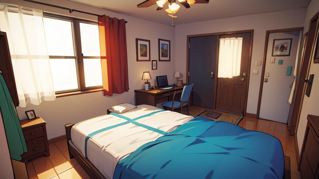 bedroom, ensolarado